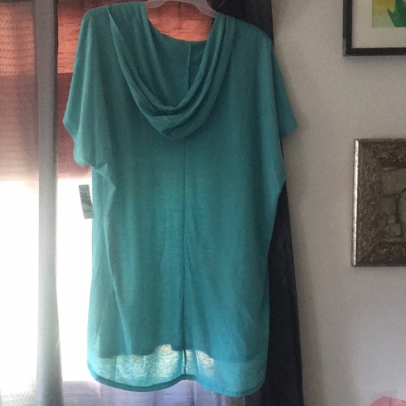 Plus 2X Hooded Swimsuit Coverup Brand New with Tags - Picture 2 of 5